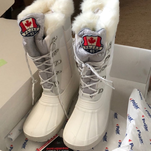 Pajar Shoes - PajarCanada white snow boots